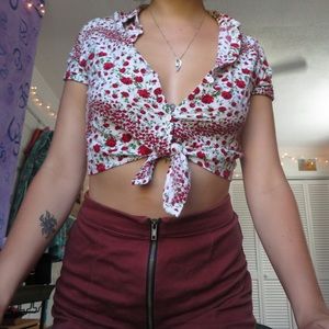 Rose Crop Top 🥀